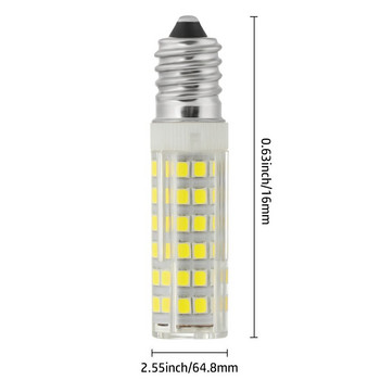 2Pcs E14 7W лампа с царевична крушка LED лампа с крушка за кухненски аспиратор Chimmey Хладилник Многофункционална ярка халогенна светлина