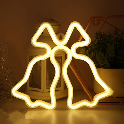 Neon Light Party LED Flamingo Színes Led Éjszakai Fény Karácsonyi Születésnapi Ajándék Esküvői Parti Falakasztó Dekor Neon Art Reklám