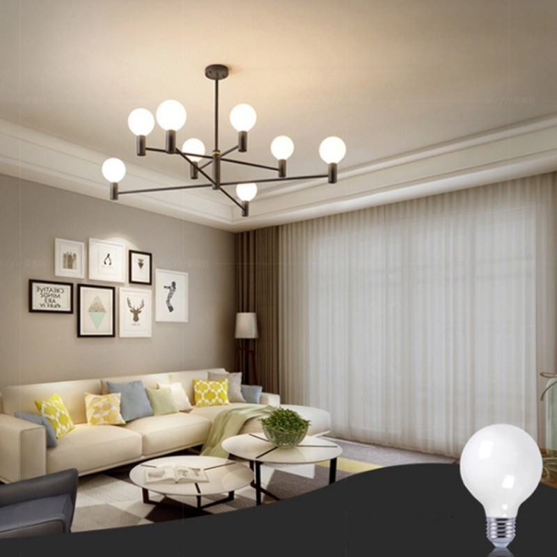 E27 LED lemputė 220V G70 G80 G95 rutulio formos LED lemputė 7W 15W 20W 30W Šviestuvų apšvietimas Energiją taupančios lempos Patalpų apšvietimui