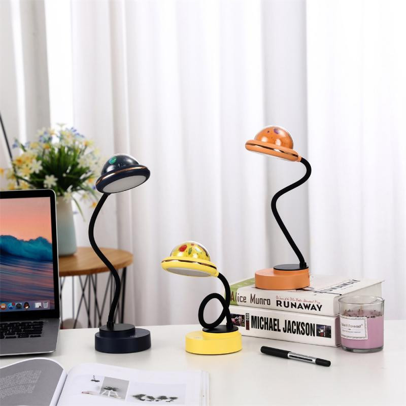 Lampă de masă cu Led pliabilă, fără fir, Mini lampă de birou profesională, cu LED, Lampă de noptieră, Lampă de masă cu LED.