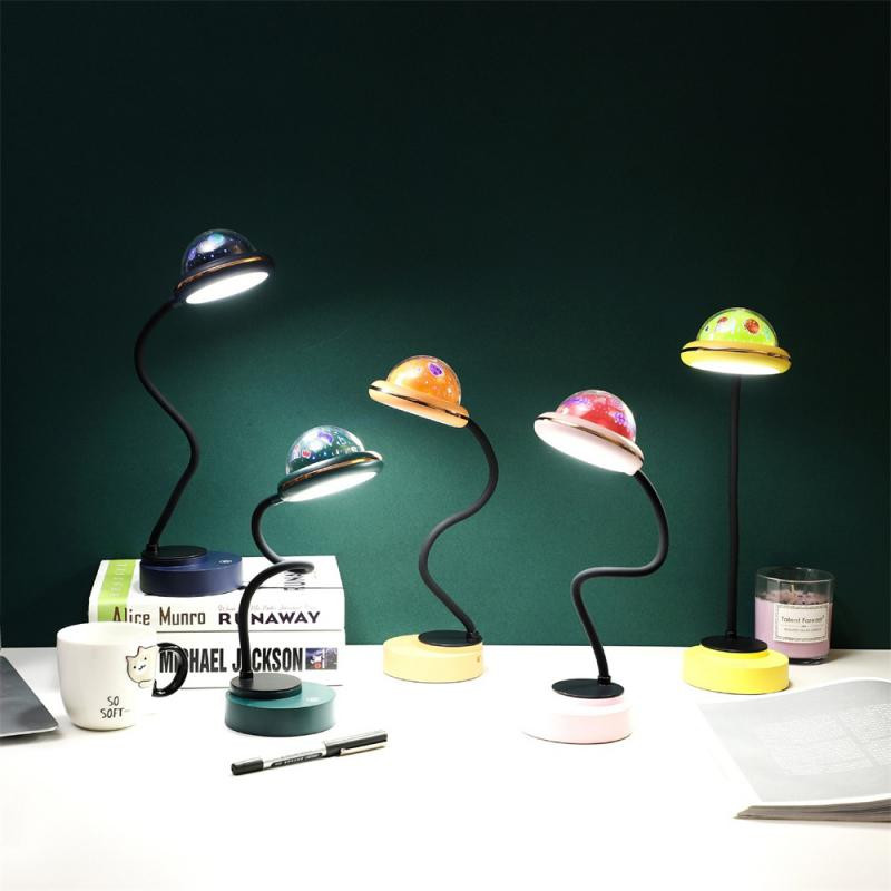 Lampă de masă cu Led pliabilă, fără fir, Mini lampă de birou profesională, cu LED, Lampă de noptieră, Lampă de masă cu LED.