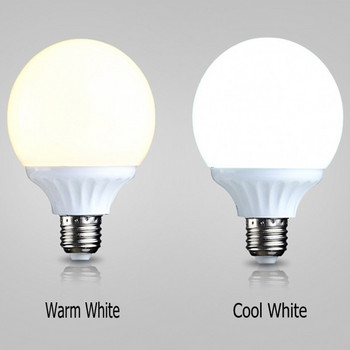 Λαμπτήρας LED E27 15W 9W G80 G95 G125 Milky LED Bulb 220V-240V Globe Ball Bulb Cold/Werm White Lampa LED Lighting led