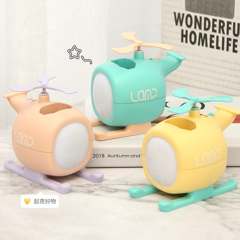 Aranyos rajzfilm asztali lámpa Szemvédelem Energiatakarékos olvasólámpa USB töltés alvó színes éjszakai fény LED asztali lámpa gyerekeknek