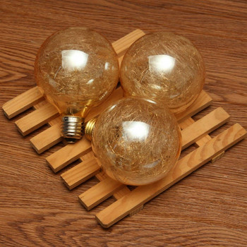 Grensk G95 LED Globe Bulb Διακοσμητικές λάμπες Fairy Christmas Bulbs Bird Design 50 LED String Light Inside E27 220V