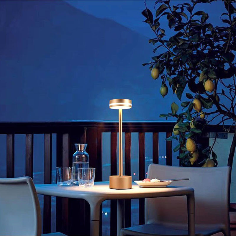 ΝΕΟ Επιτραπέζιο Φωτιστικό Μπαρ Ξενοδοχείου Ασύρματο Επιτραπέζιο Φωτιστικό LED Μεταλλικό Επιτραπέζιο Φωτιστικό USB Επαναφορτιζόμενο Φωτιστικό Νυχτερινής Φωτεινότητας για Εστιατόριο Υπνοδωμάτιο