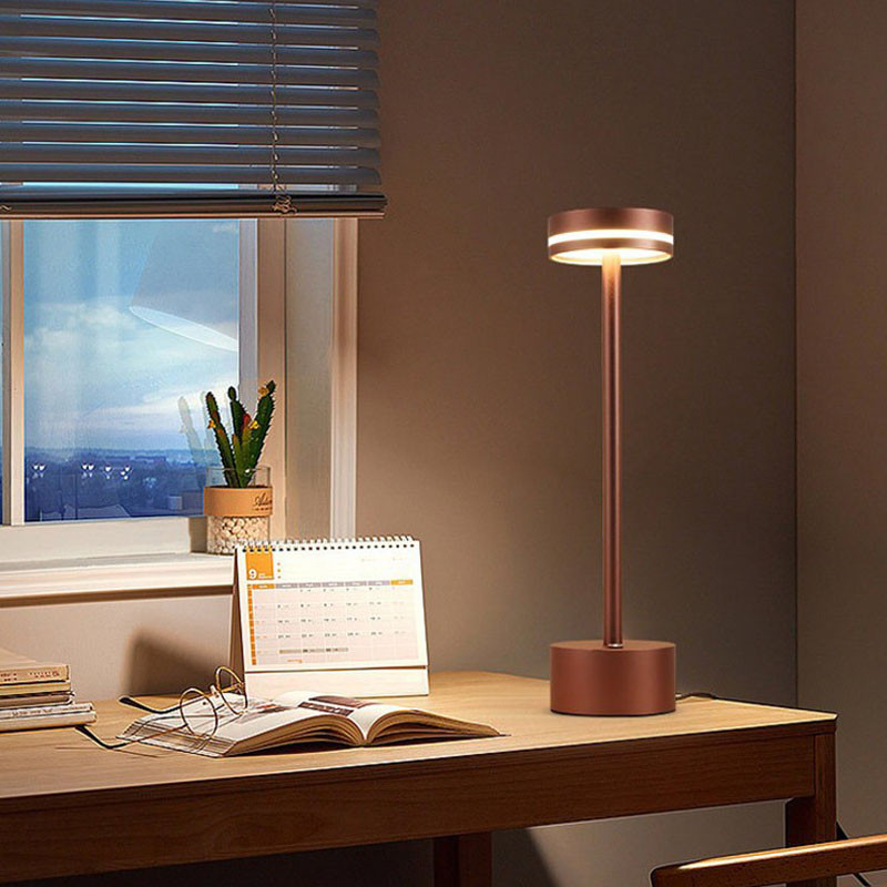 ΝΕΟ Επιτραπέζιο Φωτιστικό Μπαρ Ξενοδοχείου Ασύρματο Επιτραπέζιο Φωτιστικό LED Μεταλλικό Επιτραπέζιο Φωτιστικό USB Επαναφορτιζόμενο Φωτιστικό Νυχτερινής Φωτεινότητας για Εστιατόριο Υπνοδωμάτιο