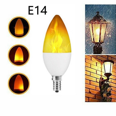 LED E27 E14 plamena žarulja požarna žarulja 4 načina rada žarulja kukuruza treperenje B22 LED svjetlo dinamički efekt plamena AC85V-265V 9W za kućnu rasvjetu