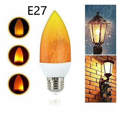 LED E27 E14 plamena žarulja požarna žarulja 4 načina rada žarulja kukuruza treperenje B22 LED svjetlo dinamički efekt plamena AC85V-265V 9W za kućnu rasvjetu