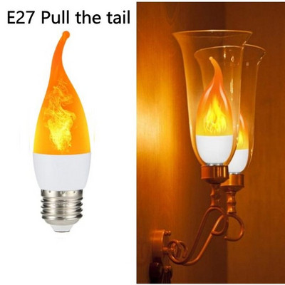 LED E27 E14 plamena žarulja požarna žarulja 4 načina rada žarulja kukuruza treperenje B22 LED svjetlo dinamički efekt plamena AC85V-265V 9W za kućnu rasvjetu