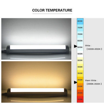 No Strobe T8 LED Tube T5 Електрическа крушка 110V-220V AC 8W 12W T5 LED лампа 30cm 60cm LED флуоресцентна тръба за домашно кухненско осветление