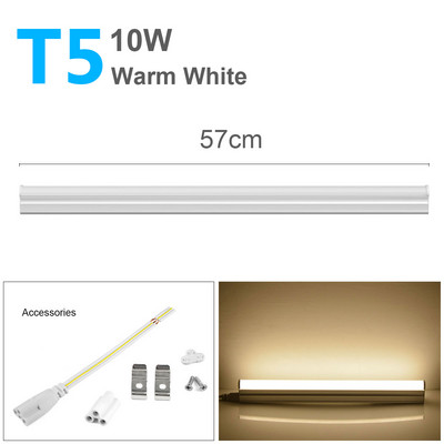 Fara Strobe T8 Tub LED T5 Bec 110V-220V AC 8W 12W Lampa LED T5 30cm 60cm Tub LED fluorescent pentru iluminat de bucatarie de casa