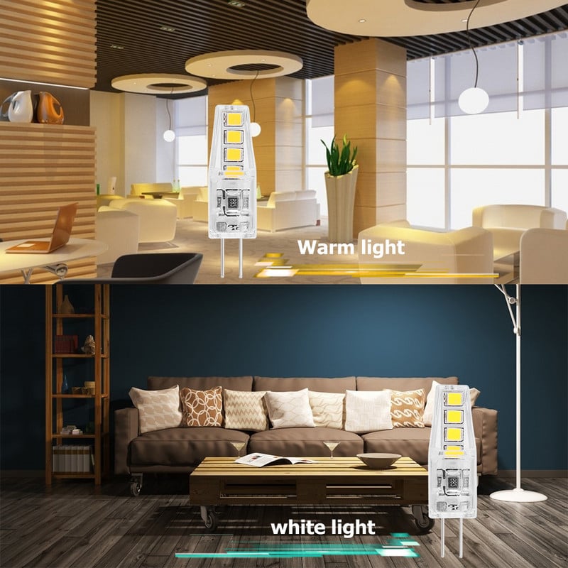 1-15tk G4 Professional hulgimüük kvaliteetne 220V G4 LED asendushalogeenlamp 2W pirn mais SMD ülihele LED lamp