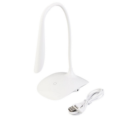 Stiilne hämardatav painduv USB-taaslaetav puuteandur LED lauavalgusti Kaasaskantav lugemisvalgusti kodukontori jaoks