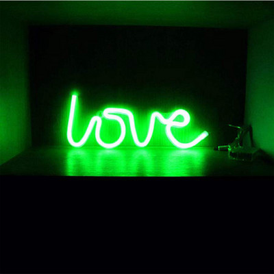 LED roosiõis neoonvalgustid LOVE Modellvalgustid elutuba magamistuba pulmakaunistus Pühadekaunistus Kingitused Baaripidu USB