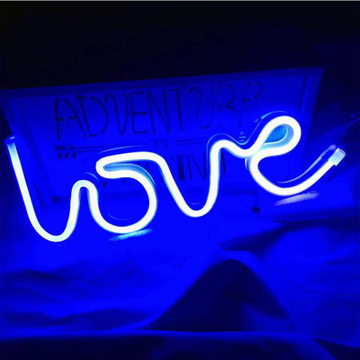 LED roosiõis neoonvalgustid LOVE Modellvalgustid elutuba magamistuba pulmakaunistus Pühadekaunistus Kingitused Baaripidu USB