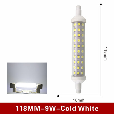 R7S LED 78mm 6w 118mm 9w 135mm 12w r7s torupirn SMD 2835 Lampada LED lamp 220V maisi tuli Vahetage halogeenlamp