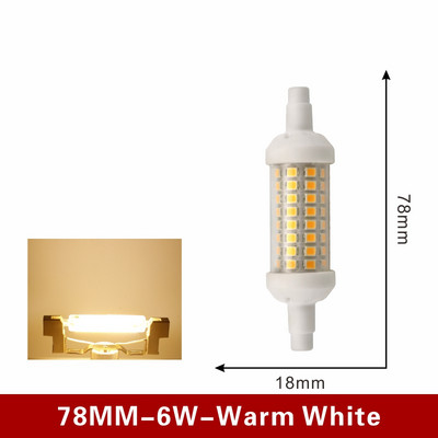 R7S LED 78mm 6w 118mm 9w 135mm 12w r7s torupirn SMD 2835 Lampada LED lamp 220V maisi tuli Vahetage halogeenlamp