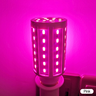 Λάμπα LED 5W 10W 15W E27 SMD5730 Λάμπες καλαμποκιού Κόκκινο Κίτρινο Bule Ροζ Πράσινο Πράσινο γκαζόν κήπου Τοπίο Διακοσμητικές λάμπες 85-265V