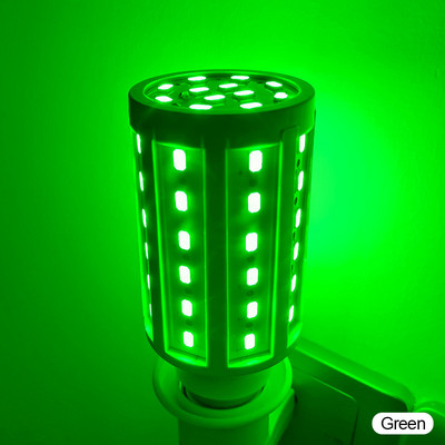 Λάμπα LED 5W 10W 15W E27 SMD5730 Λάμπες καλαμποκιού Κόκκινο Κίτρινο Bule Ροζ Πράσινο Πράσινο γκαζόν κήπου Τοπίο Διακοσμητικές λάμπες 85-265V