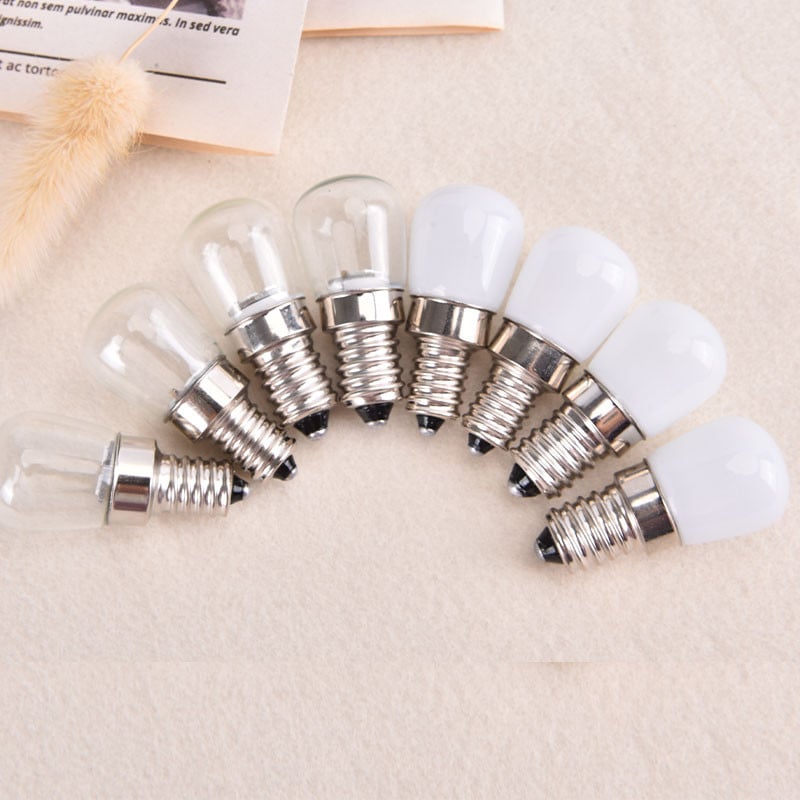 3tk/partii 2W E14 E12 LED külmiku pirn Külmkapp maisipirnid AC220V LED lamp valge/soe valge Vahetage külmiku lambipirnid