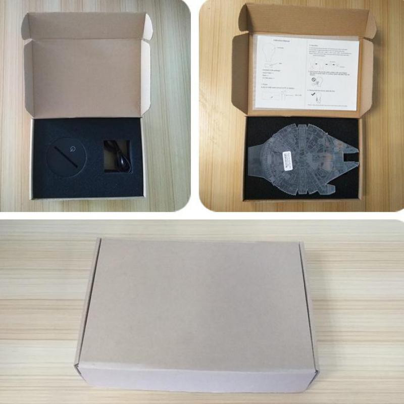 Valentin-napi ajándék asztali lámpa Négy szerelem 3d lámpa Hét színű Érintővezérlés Távirányító 3D Vizuális Asztali lámpák Gyártó