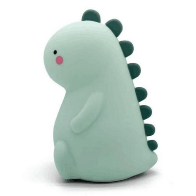 Dinosauruse LED öövalguse puutetundlik puuteandur 16 värvi hämardatav USB Laetav pehme silikoonlamp lastele, lastele, beebile