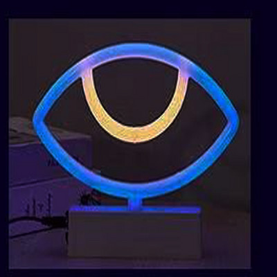 USB baterijų dėžutė INS neoninė lempa stalinė lempa LED naktinis apšvietimas patalpų vaikų kambario baro šventinė dekoracija lango dekoravimo dovana