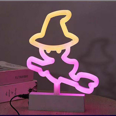 USB baterijų dėžutė INS neoninė lempa stalinė lempa LED naktinis apšvietimas patalpų vaikų kambario baro šventinė dekoracija lango dekoravimo dovana