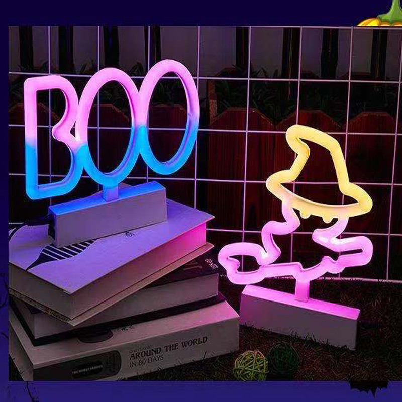 USB baterijų dėžutė INS neoninė lempa stalinė lempa LED naktinis apšvietimas patalpų vaikų kambario baro šventinė dekoracija lango dekoravimo dovana