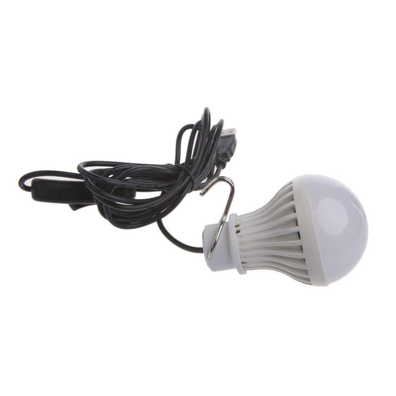 Comutator portabil USB LED pentru bec LED pentru lanternă de camping Iluminare cort 5W