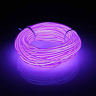 10M LED EL Sârmă Lumină Flexibil Tub Moale Sârmă Neon Strălucire Mașină Corda Bandă Lumină Halloween Crăciun DIY Decor Ananas Pom de Crăciun