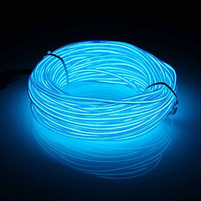 10M LED EL Sârmă Lumină Flexibil Tub Moale Sârmă Neon Strălucire Mașină Corda Bandă Lumină Halloween Crăciun DIY Decor Ananas Pom de Crăciun