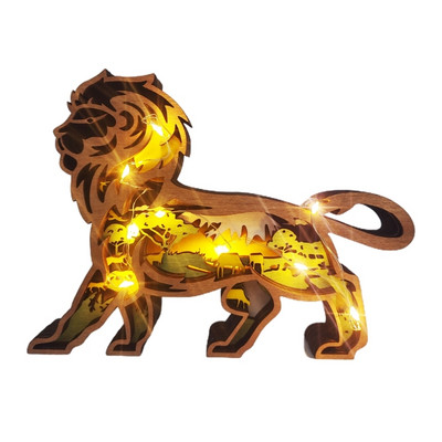 Σκαλιστό Animal Light Glowing Led Lamp Διακοσμήσεις αυλής εσωτερικού χώρου εξωτερικού κήπου Χονδρική