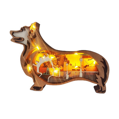Σκαλιστό Animal Light Glowing Led Lamp Διακοσμήσεις αυλής εσωτερικού χώρου εξωτερικού κήπου Χονδρική