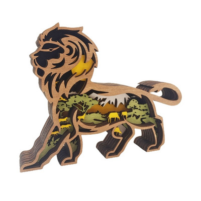 Σκαλιστό Animal Light Glowing Led Lamp Διακοσμήσεις αυλής εσωτερικού χώρου εξωτερικού κήπου Χονδρική