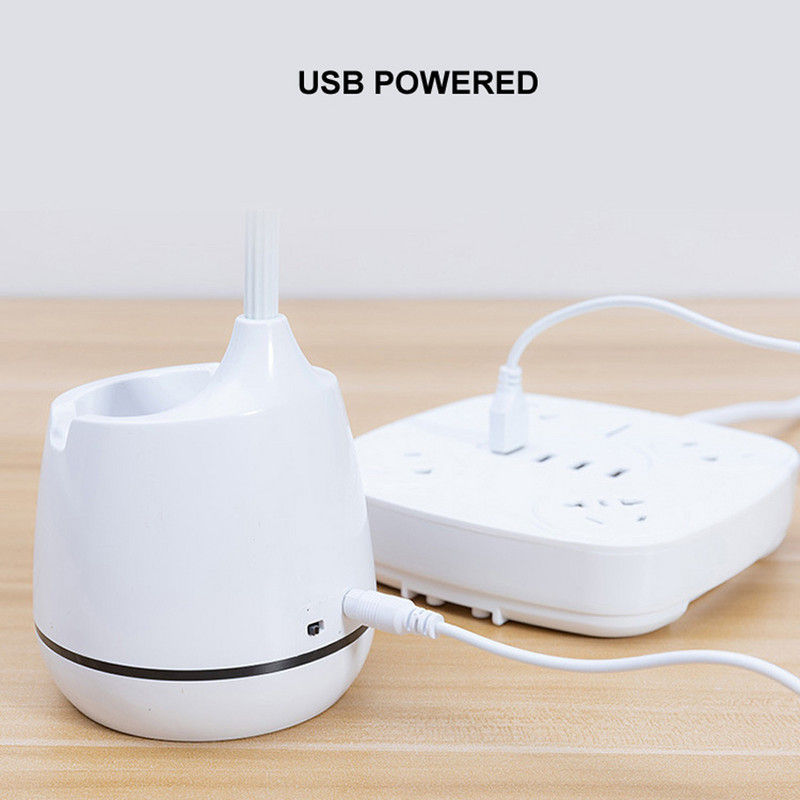 Uzlādējamas LED galda lampas nakts lasīšanas gaismai Guļamistabas skārienekrāna lampas USB galda lampa ar pildspalvas turētāju Abajur Para Quarto