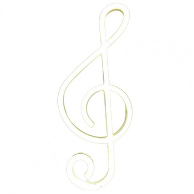 Lumină cu neon Funcționează cu baterii Lumină cu LED romantică Neon Efect vizual 3D Notă muzicală Semnă cu neon Lampă LED pentru petrecere de vacanță