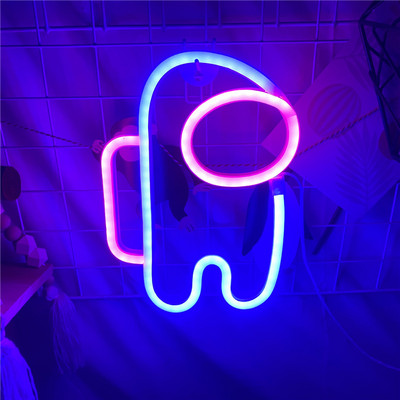 Astronautide neoonsildid toa jaoks Neoonseinavalgustid öölamp puhkepeoks kodukaunistuseks Lahe valgus sünnipäevakingitus USB-toide