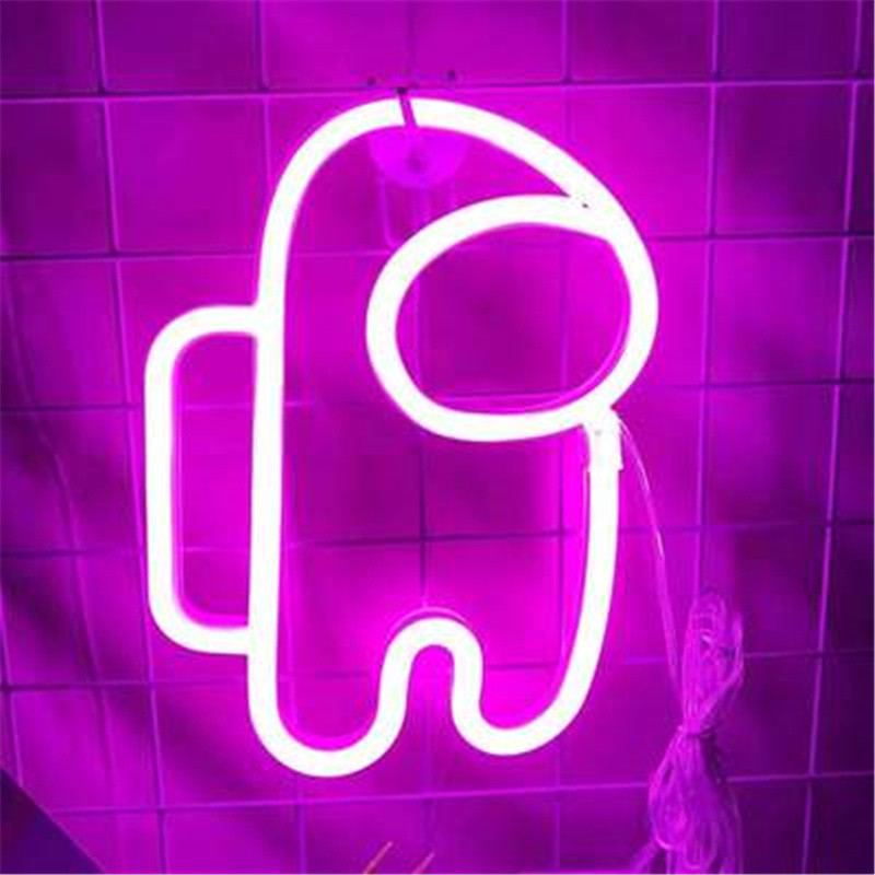 Astronautide neoonsildid toa jaoks Neoonseinavalgustid öölamp puhkepeoks kodukaunistuseks Lahe valgus sünnipäevakingitus USB-toide