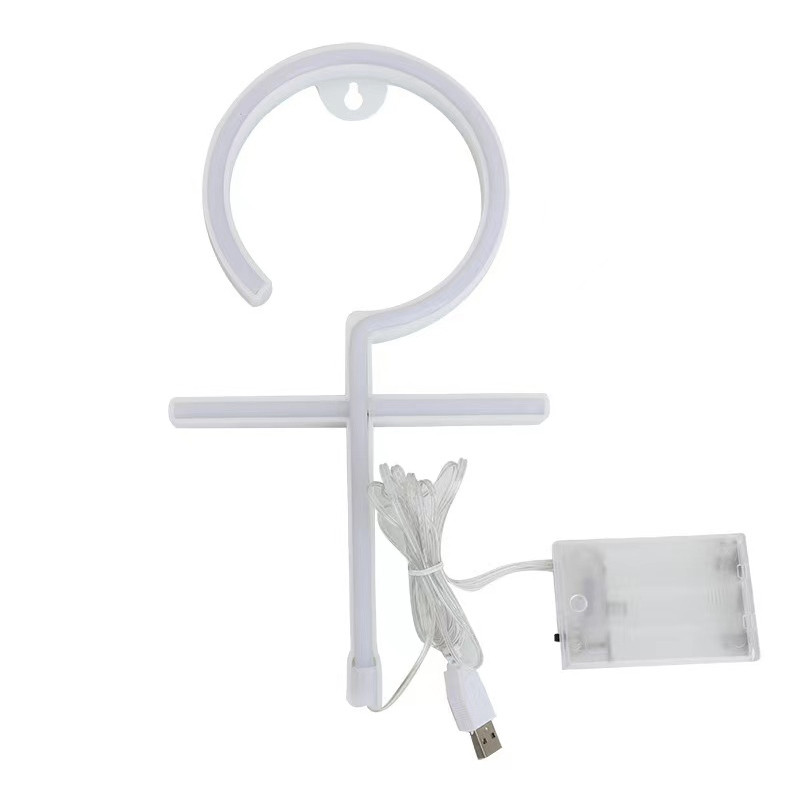 LED neonsko svjetlo dječak djevojčica dekoracija noćno svjetlo soba atmosfera zidno svjetlo modeliranje viseće svjetlo dječje USB simbol svjetla darovi