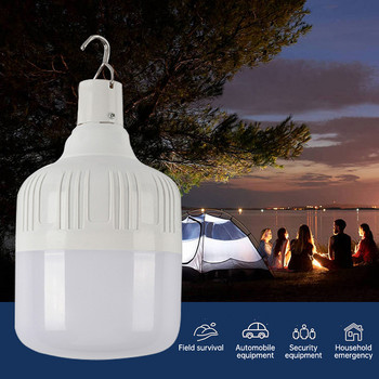 Акумулаторна лампа за къмпинг Usb Led крушка с висока мощност Висяща светлина за палатка Преносима аварийна крушка за градина на открито