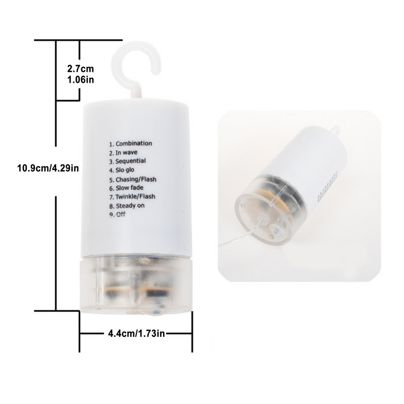 2 GAB uguņošanas gaismas 150 LED vara stieples uguņošanas stīgas, pasaku stīgas, gaismas aizkaru vītne, 8 režīmi ar baterijām darbināma tālvadības pults