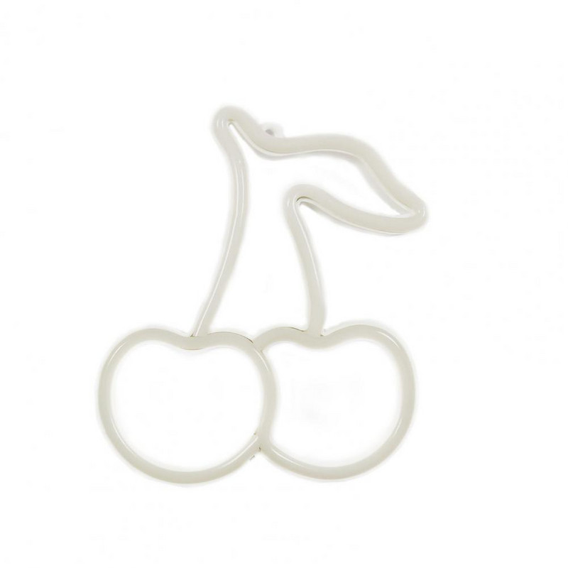 Sieninė neoninė šviesa „pasidaryk pats“ HIPS Ilgaamžė dekoratyvinė vyšnios formos Neoninė neoninė neoninė lempa barui