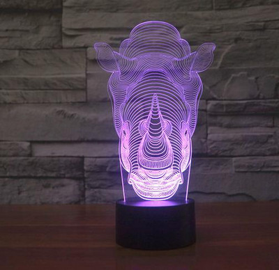 Bear Elk Donkey 3D Lámpa Karácsonyi díszlámpák Érintésérzékelős Asztali lámpák Karácsonyi Ajándék Gyerek Játékok Asztali lámpa