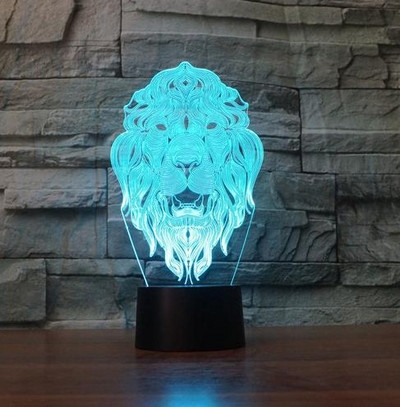 Bear Elk Donkey 3D Lámpa Karácsonyi díszlámpák Érintésérzékelős Asztali lámpák Karácsonyi Ajándék Gyerek Játékok Asztali lámpa