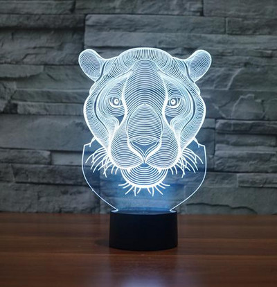 Bear Elk Donkey 3D Lámpa Karácsonyi díszlámpák Érintésérzékelős Asztali lámpák Karácsonyi Ajándék Gyerek Játékok Asztali lámpa