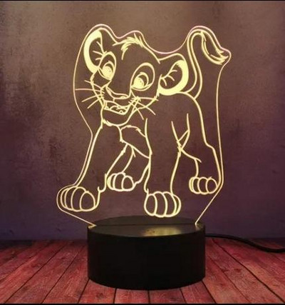 Bear Elk Donkey 3D Lámpa Karácsonyi díszlámpák Érintésérzékelős Asztali lámpák Karácsonyi Ajándék Gyerek Játékok Asztali lámpa