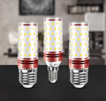 LED крушка E14 Свещи Царевични крушки 220V 110V E27 LED лампа за декорация на дома Полилей Осветление