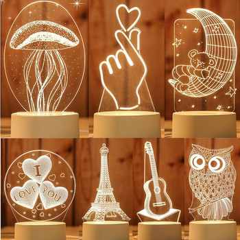 Creative Cartoon led Lights Υπνοδωμάτιο Ευέλικτα Δώρα Γενεθλίων Λάμπες Led Μοντέρνα Επιτραπέζια φωτιστικά για Σαλόνι