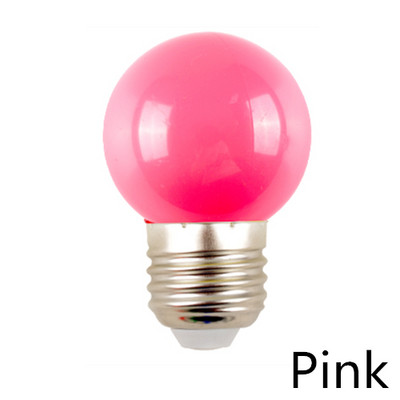 7 τμχ/Παρτίδα Πολύχρωμο φωτιστικό LED 1W E27 220V Χριστουγεννιάτικο Διακοσμητικό Φωτιστικό Γάμου Λαμπτήρας 7 Χρωμάτων Υπνοδωμάτιο Νυχτερινό Φωτιστικό Εσωτερικού Φωτισμού